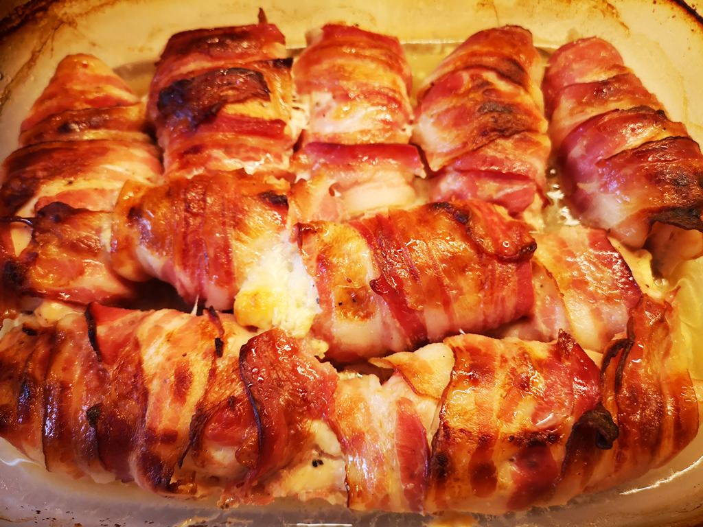 Baconos Csirkemell Sajt Nélkül